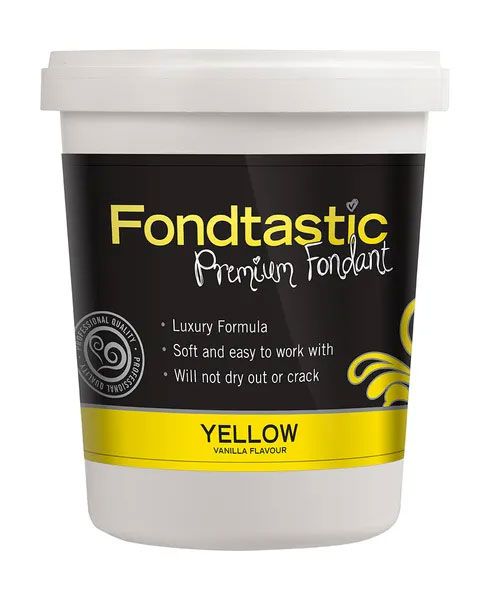 Fondant - Yellow 908g - Fondtastic