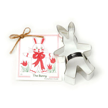 Cookie Cutter - Stand Up Bunny with recipe card