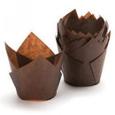 Muffin Tulip / Cafe Wrappers: Brown Large Texas 250pk