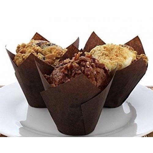 Muffin Tulip / Cafe Wrappers: Brown Large Texas 250pk