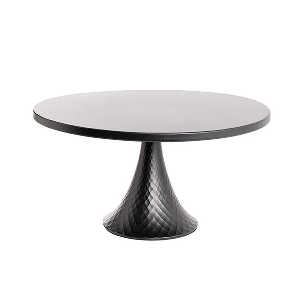 Cake Stand - Black Textured Cake Pedestal - 14 inch