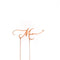 Cake Toppers - Mum - Rose Gold Plated Metal