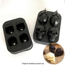 Silicone Mould - 3D Mini Skull 4pk