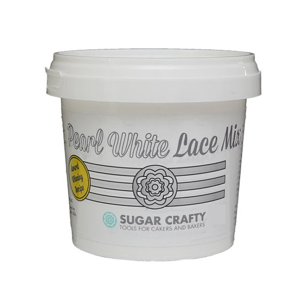 Pearl White Cake Lace Mix 500g - Sugar Crafty