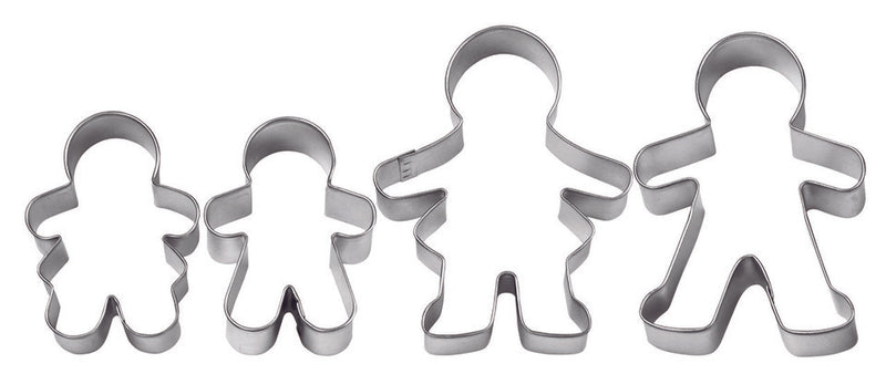 GINGERBREAD FAMILY 4 PC CUTTER SET - Wilton