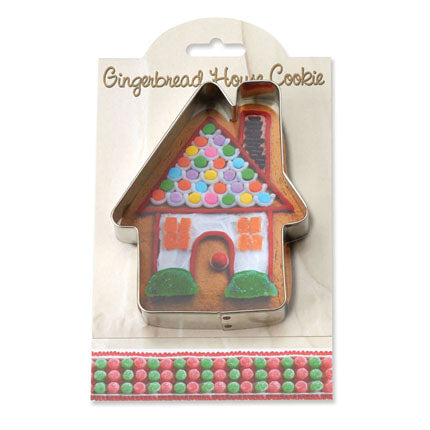 GINGERBREAD HOUSE CARDED COOKIE CUTTER