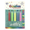 Candles: Assorted Colour Flame 10pk