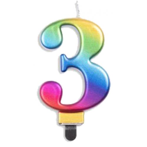 Candle: Rainbow Jumbo Candle