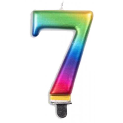 Candle: Rainbow Jumbo Candle #7