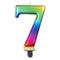 Candle: Rainbow Jumbo Candle #7