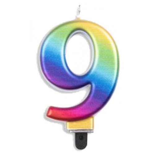 Candle: Rainbow Jumbo Candle #9