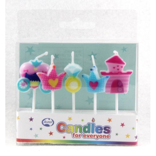 Candles: Princess 5pk