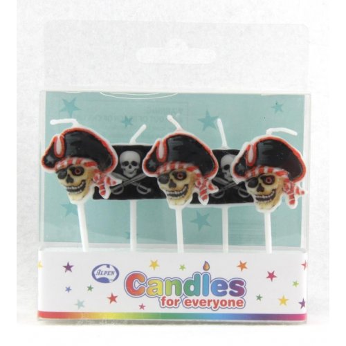 Candles: Pirates 5pk Alpen