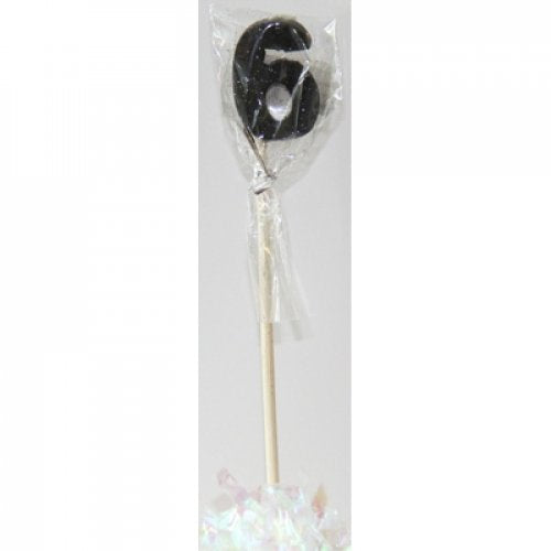 Candle: Black Glitter