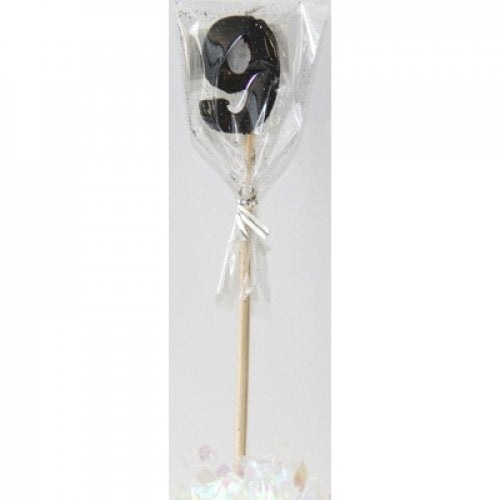 Candle: Black Glitter
