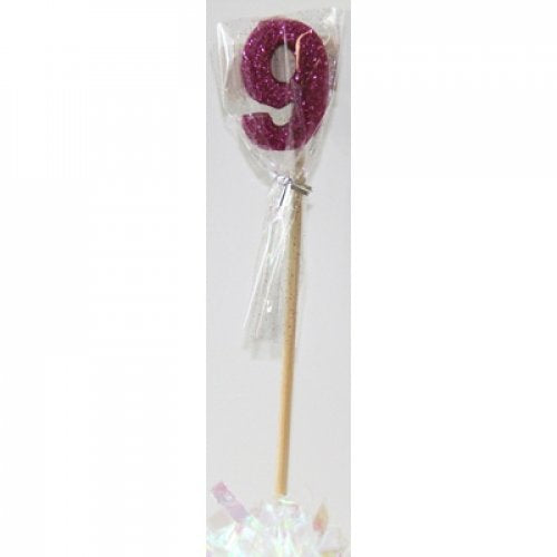 Candle: Pink Glitter #9