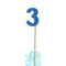 Candle: Blue Glitter