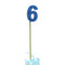 Candle: Blue Glitter