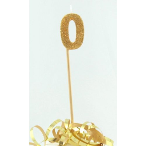 Candle: Gold Glitter