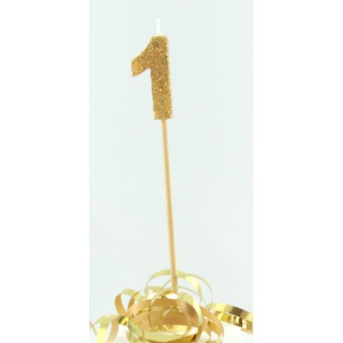 Candle: Gold Glitter #1