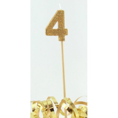 Candle: Gold Glitter