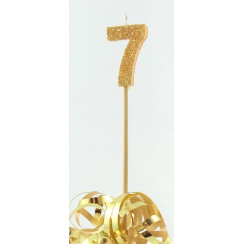 Candle: Gold Glitter #7