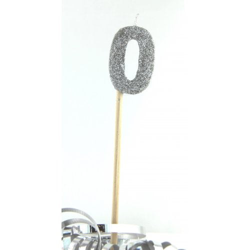 Candle: Silver Glitter