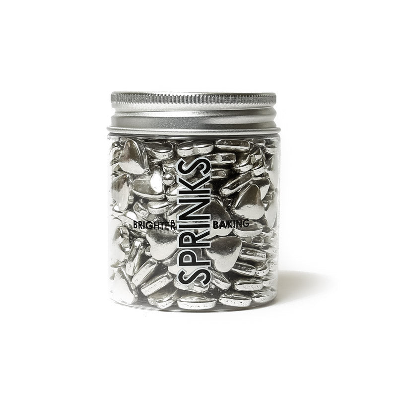 Sprinkles - Hearts - Silver (85g)