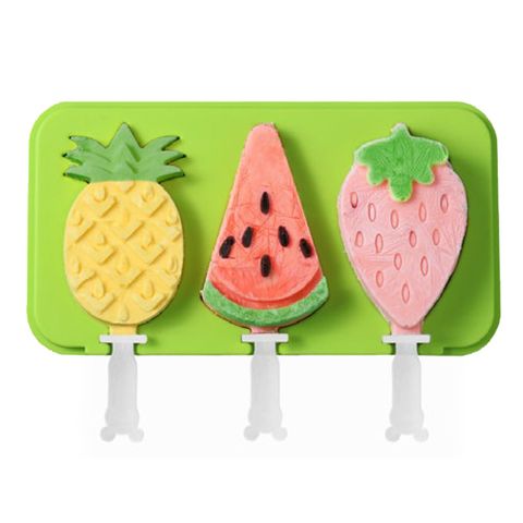 Popsicle Mould - Fruit (Pineapple, Watermelon, Strawberry)