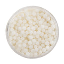 Sprinkles - Cachous / Sugar Pearls - Matt White 4mm (85g)