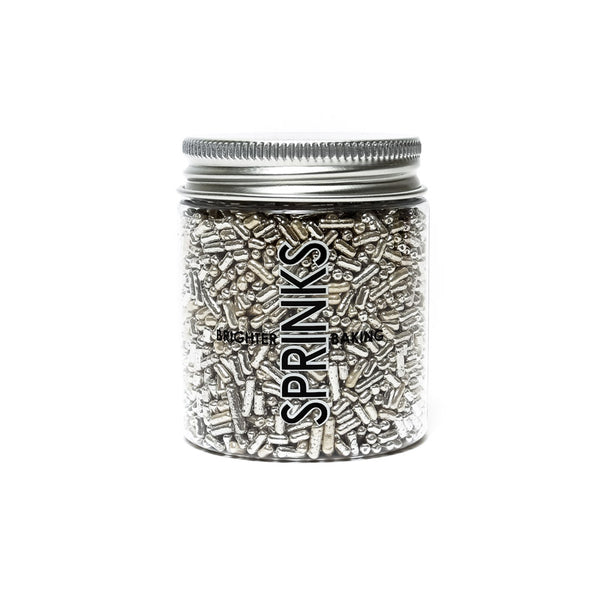 Sprinkles - Jimmies - Silver Metallic 85g