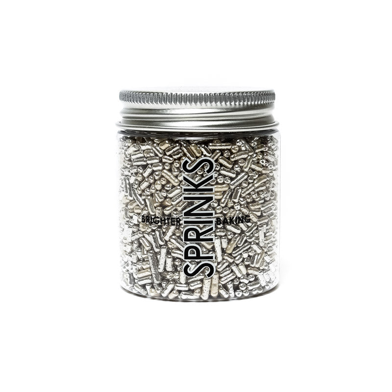 Sprinkles - Jimmies - Silver Metallic 85g