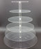 Cupcake Stand - Clear 6 Tier - Acrylic