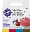 Wilton - 4pc Primary Icing Colour Set