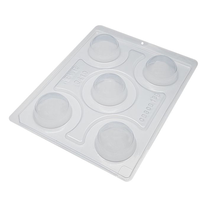 Chocolate Mould - Sphere 50mm - 3 Piece Mould