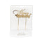 Cake Topper - Happy Birthday (V1) - Gold Plated