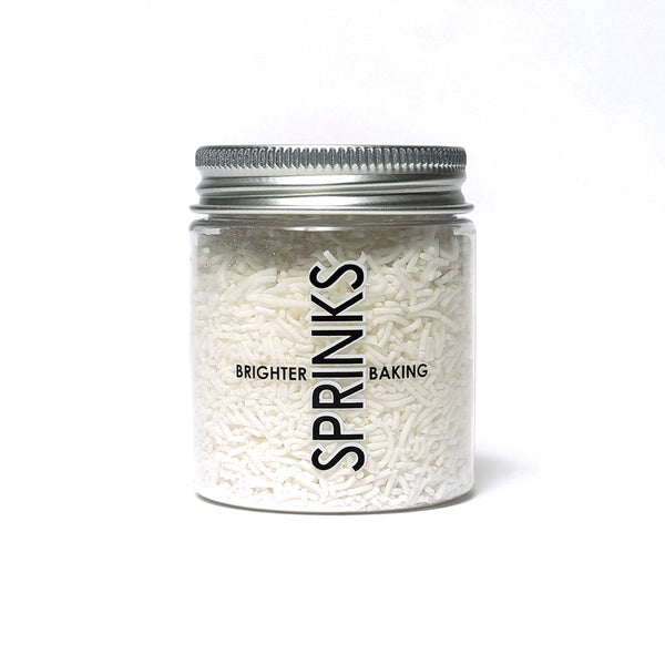Sprinkles - Jimmies - White 60g