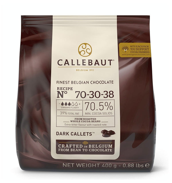 Callebaut Dark Couverture Chocolate Callets (Melts) 70% - 400g