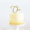 Cake Toppers - One - Gold Plated Metal