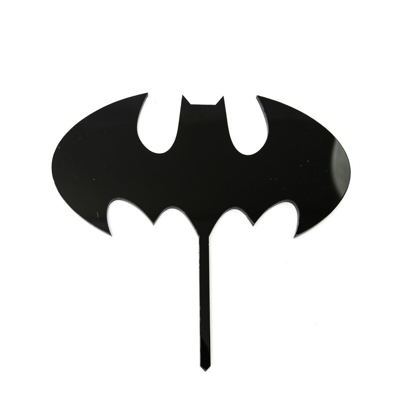 Cake Topper - Batman - Black Acrylic