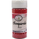 Red Non Pareils Sprinkles 107g - CK Products