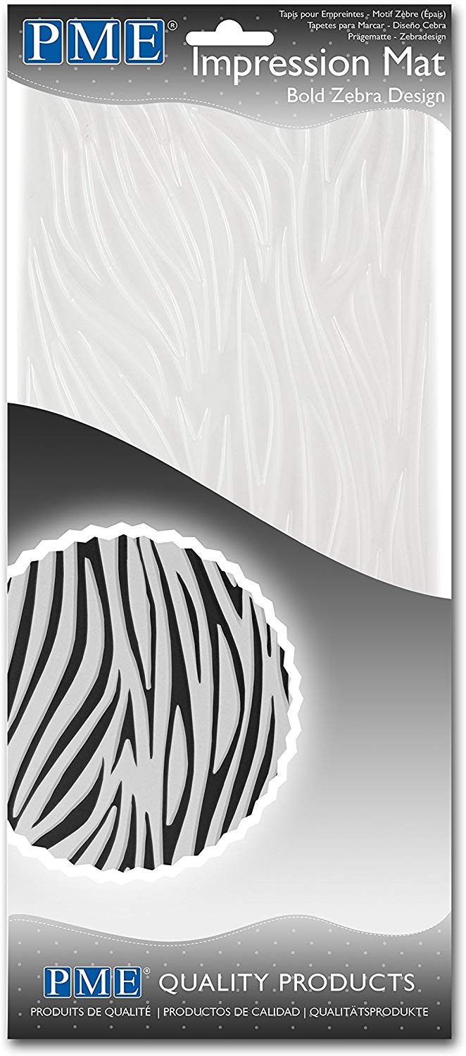 Texture Impression Mat - Bold Zebra