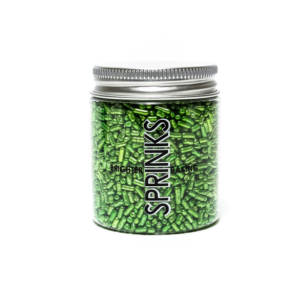 Sprinkles - Jimmies - Green Metallic 85g