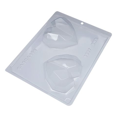 Chocolate Mould - Geo Hearts 200g - 3 Piece Mould