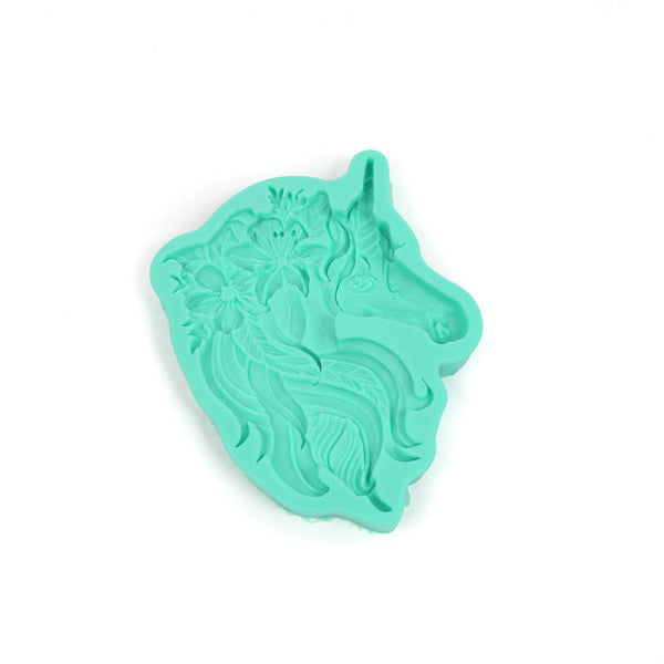 Silicone Mould - Floral Unicorn