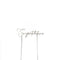 Cake Toppers - Congratulations - Silver Plated Metal