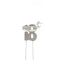 Cake Toppers - 18th - Silver Plated Metal