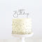 Cake Topper - Happy Birthday (V2) - Silver Plated