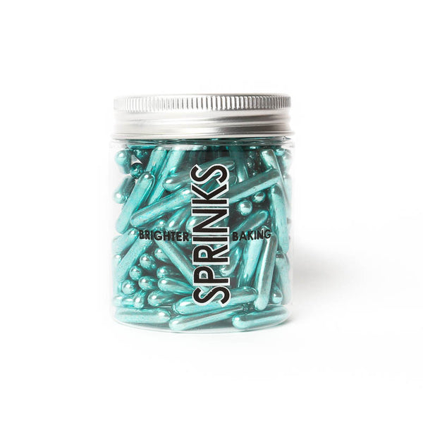 Sprinkles - Rods Metallic Aqua Blue (75g)