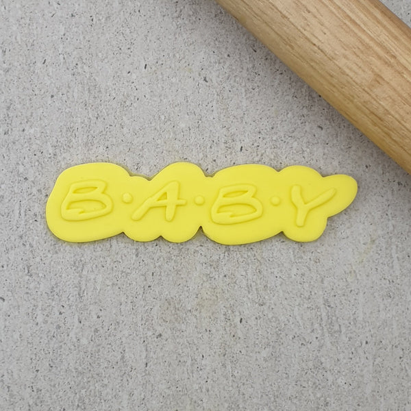 Cookie Cutter & Embosser - BABY (Friends Font)